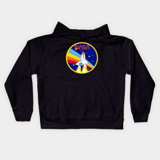 Retro USA Space Agency Kids Hoodie